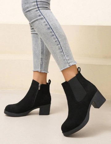 Botine SHEIN, negru