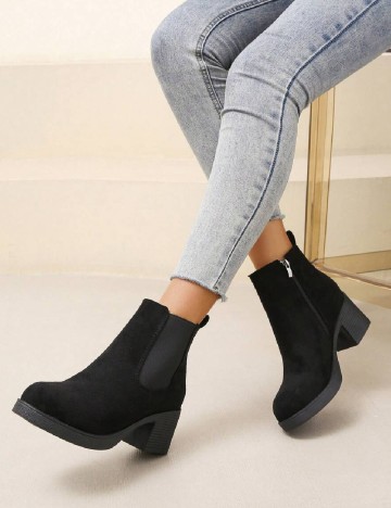 Botine SHEIN, negru