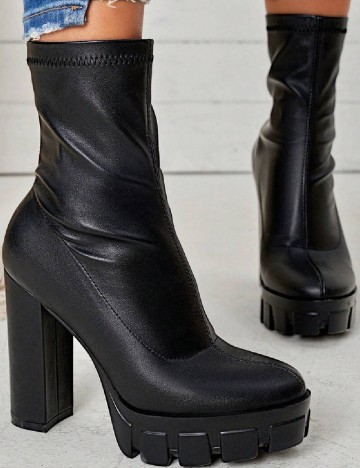 Botine SHEIN, negru