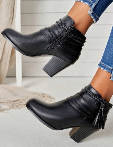 Botine SHEIN, negru