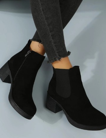 Botine SHEIN, negru