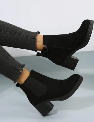 Botine SHEIN, negru