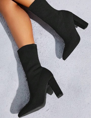 Botine SHEIN, negru