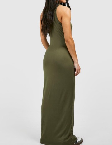 Rochie lunga Boohoo maternity, verde