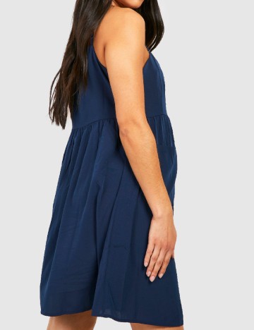 Rochie scurta Boohoo maternity, bleumarin