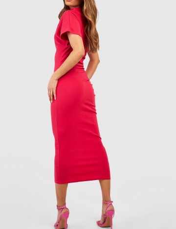 Rochie medie Boohoo, roz