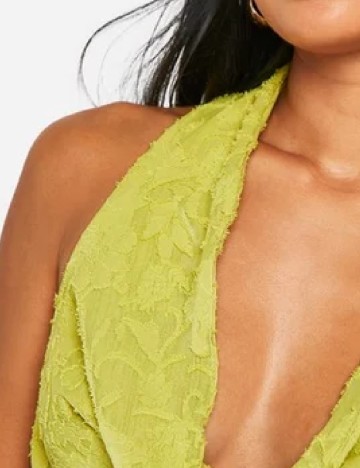 Top Boohoo, verde