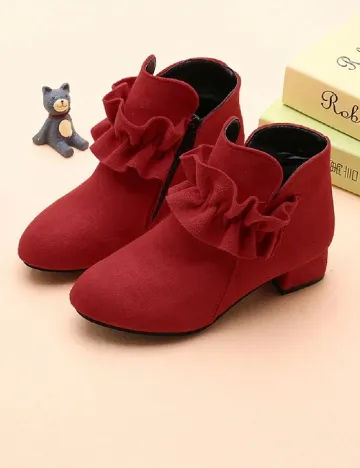 Botine Shein Kids, rosu Rosu