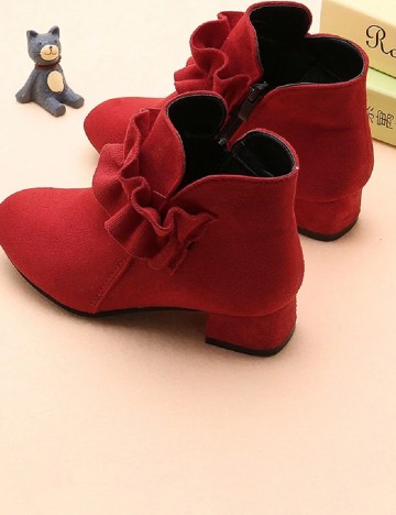 Botine Shein Kids, rosu