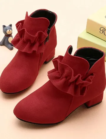 Botine Shein Kids, rosu Rosu