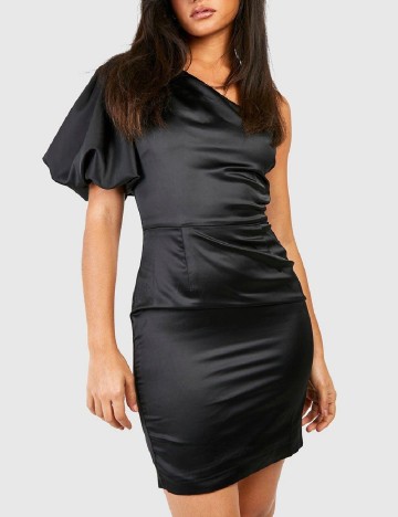 Rochie scurta Boohoo, negru