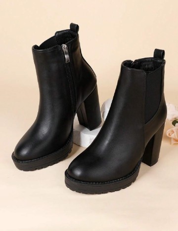 Botine SHEIN, negru