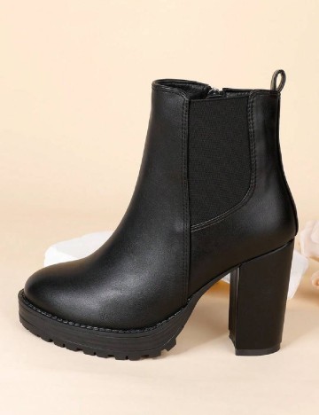 Botine SHEIN, negru