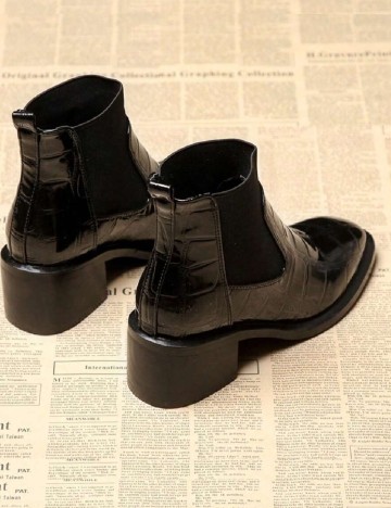 Botine SHEIN, negru