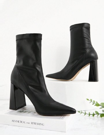 Botine SHEIN, negru