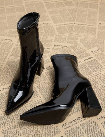 Botine SHEIN, negru