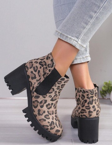 Botine SHEIN, animal print