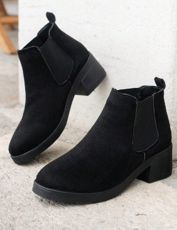 Botine SHEIN, negru