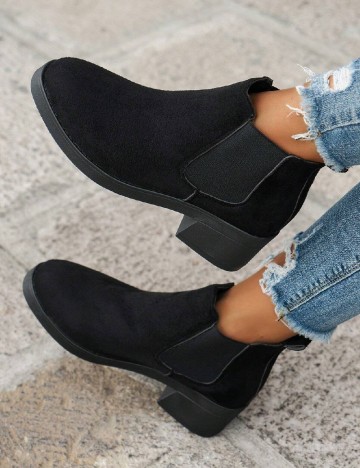 Botine SHEIN, negru