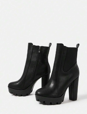 Botine SHEIN, negru