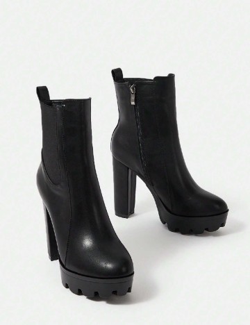 Botine SHEIN, negru