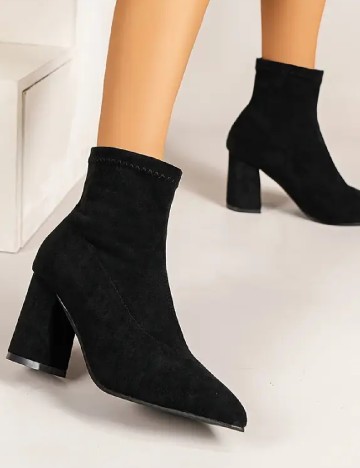 Botine SHEIN, negru