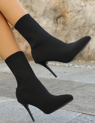 Botine SHEIN, negru