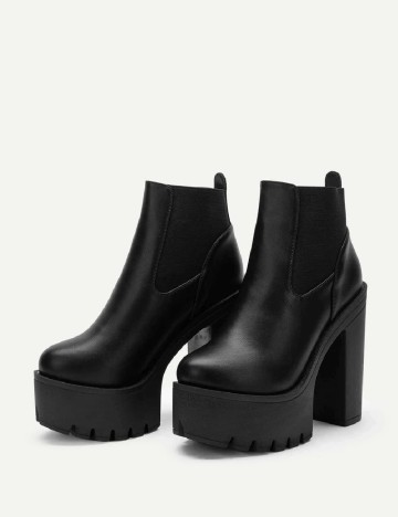 Botine SHEIN, negru