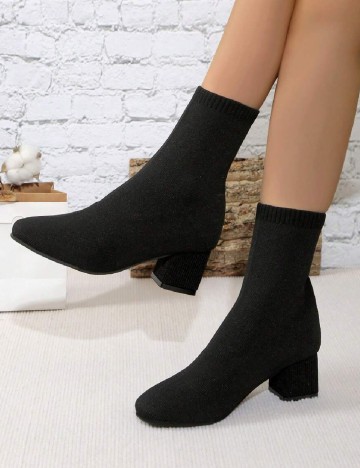 Botine SHEIN, negru