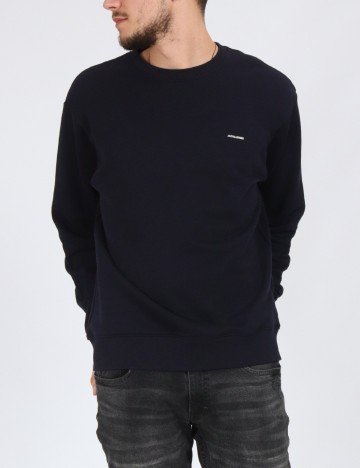 Pulover Jack&Jones, bleumarin inchis