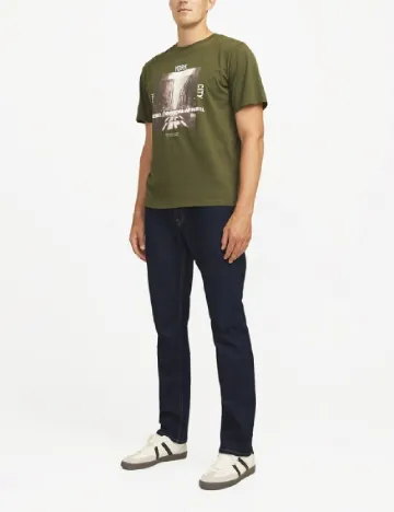 Blugi Jack&Jones, bleumarin inchis Albastru