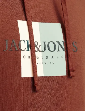 Hanorac Jack&Jones, caramiziu Maro