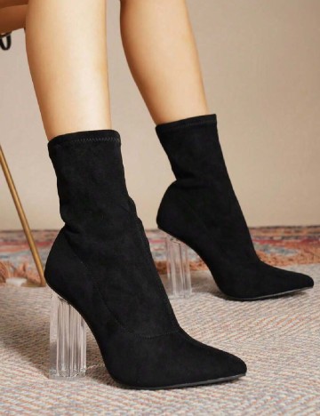 Botine SHEIN, negru