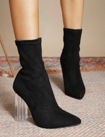 Botine SHEIN, negru