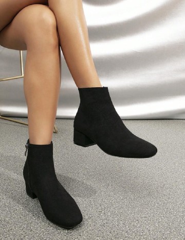 Botine SHEIN, negru