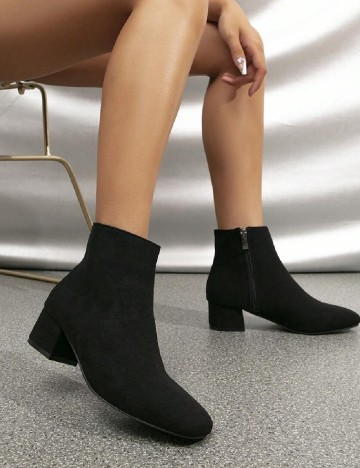 Botine SHEIN, negru