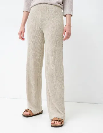 Pantaloni Vero Moda, bej Crem