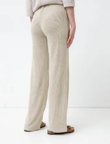 Pantaloni Vero Moda, bej Crem