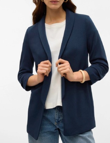 Blazer Vero Moda, bleumarin inchis