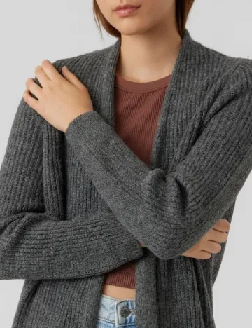 Cardigan Vero Moda, gri Gri