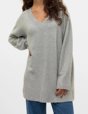 Pulover Oversize Vero Moda, gri