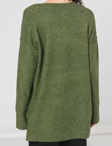 Pulover Oversize Vero Moda, verde Verde