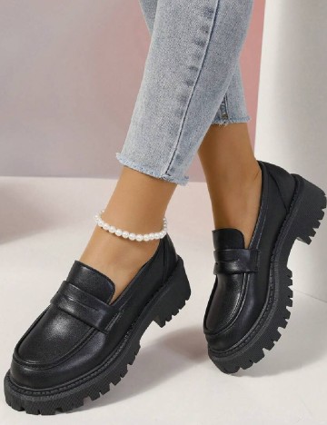 Mocasini SHEIN, negru