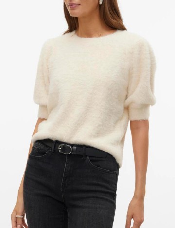 Bluza Vero Moda, crem