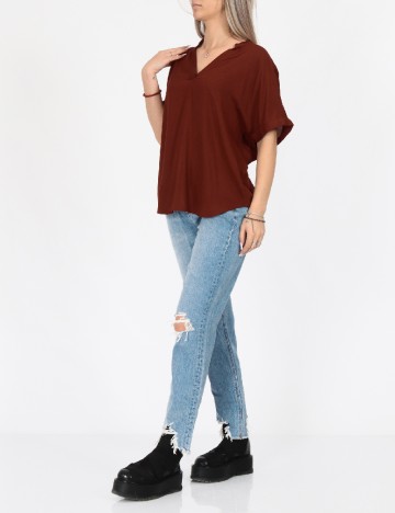 Bluza Vero Moda, caramiziu