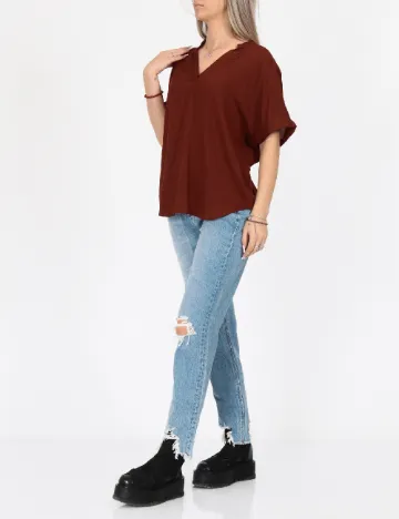 Bluza Vero Moda, caramiziu Maro