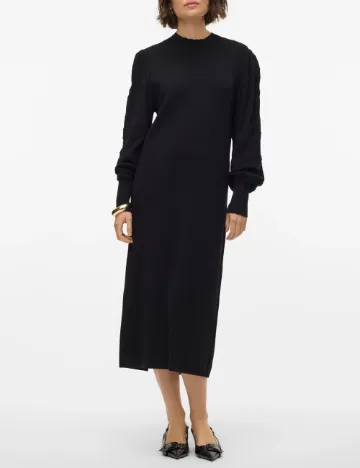 Rochie medie Vero Moda, negru Negru