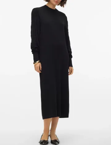 Rochie medie Vero Moda, negru Negru