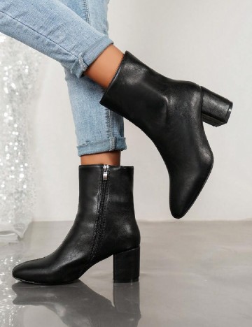 Botine SHEIN, negru