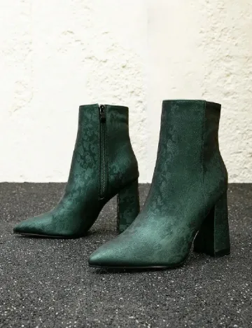 Botine SHEIN, verde Verde